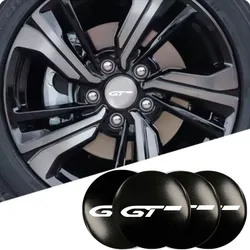 Car Wheel Center Hub Cap Sticker For Peugeot GT GTline 3008 308 T9 208 508 2008 Rifter 5008 207 206 408 108 4008 Accessories