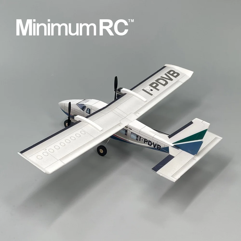 MinimumRC Italy P68 Twin-engine 360mm Wingspan 4 Channel Trainer Fixed-wing RC Airplane Outdoor Toys For Children Kids Gifts