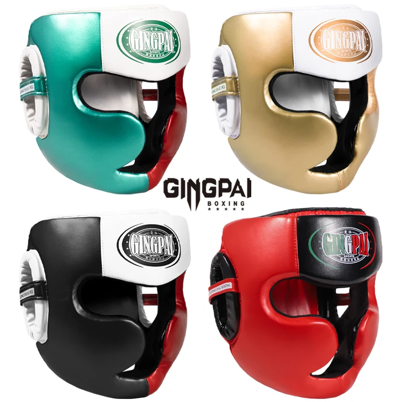 Promotion Boxing MMA Safety Helmet Head Gear Protectors Adult Child Training Headgear Muay Thai Kickboxing Full-Covered Helmets