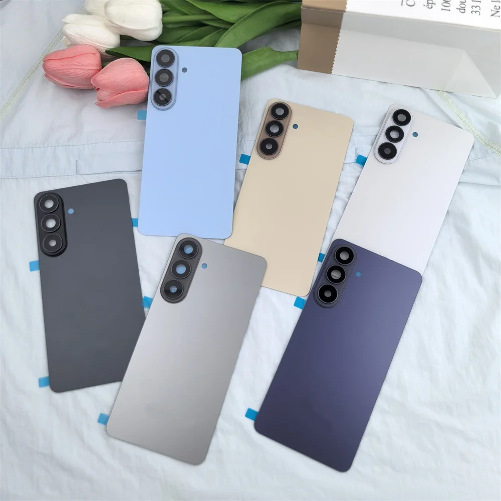 New Back Battery Cover For Samsung Galaxy S26/S26Plus S26+ 5G Glass Rear Housing Case Replacement Parts With Camera Lens Frame