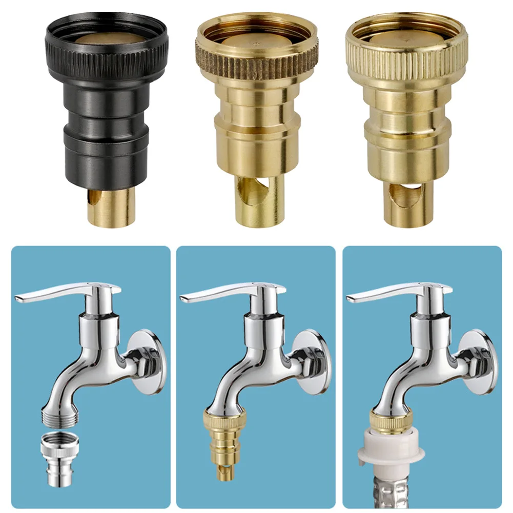 1/2 Inch Washing Machine Joint Angle Valve Detachable Automatic Water Stop Valve Washing Machine Faucet Spout Snap Joint