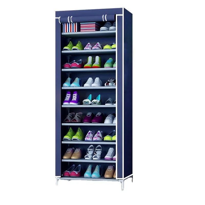 Simple Shoe Rack, Multi-layer and Space Saving Assembly, Shoe Rack, Non-woven Fabric Combination, Dust Prevention