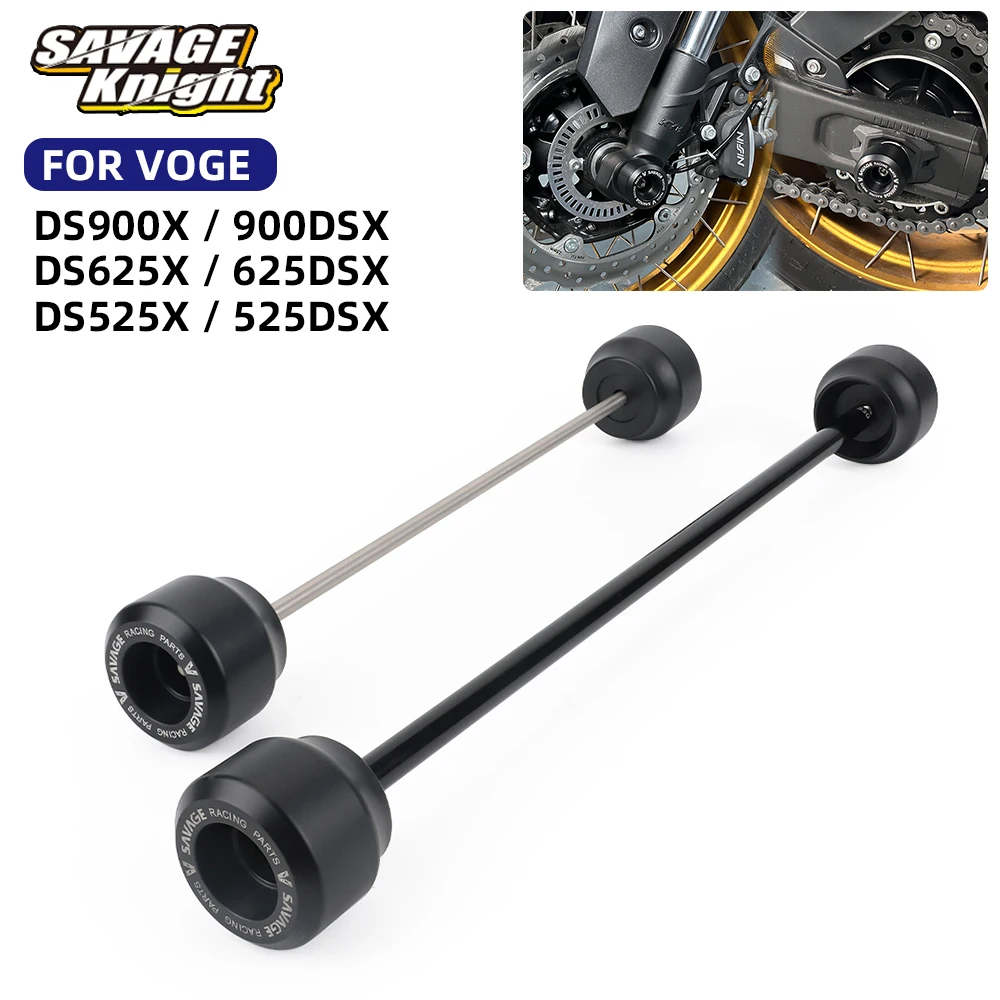 

For VOGE DS525X 525DSX 500DS DS625X DS900X Motorcycle Wheel Slider DSX 525 625 900 Wheel Axle Fork Crash Slider Wheel Protector