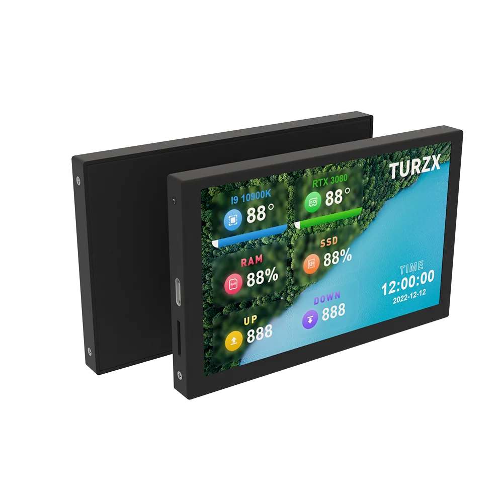 5.0 Inch IPS Type-C Secondary Screen Computer CPU GPU RAM HDD MonitorUSB Display For Freely AIDA64 mini monitor 800*480