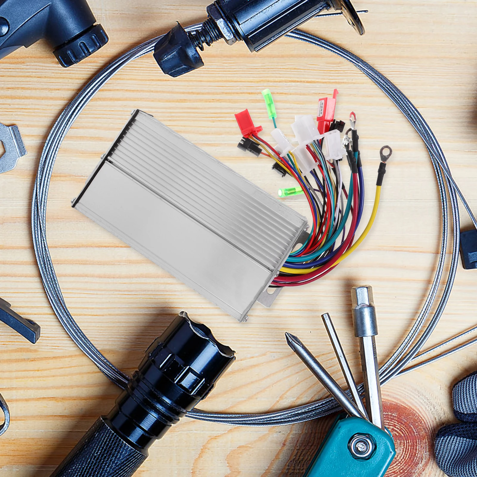 

500W Brushless Motor Controller 8V-64V For Electric Scooter E-Bike Motor Speed Control High Power Factor 0.95 Dc Controller