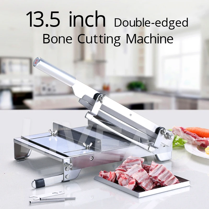 Multifunctional Bone Cutter Vegetable Radish Lotus Root Slicing Machine Stainless Steel Kitchen Manual Herb Slicer