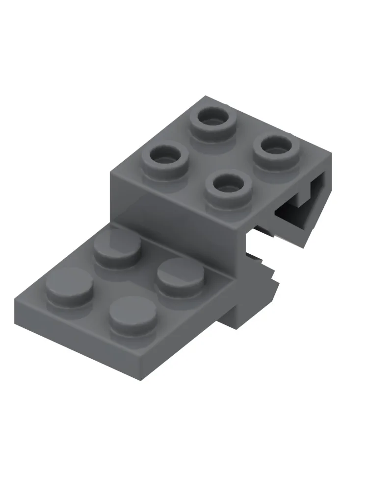 MOC Building Block 69963 Suspension Chassis 2x4 Matching Axle Flattened with Cutout and Wheels Holders DIY Educational Toys