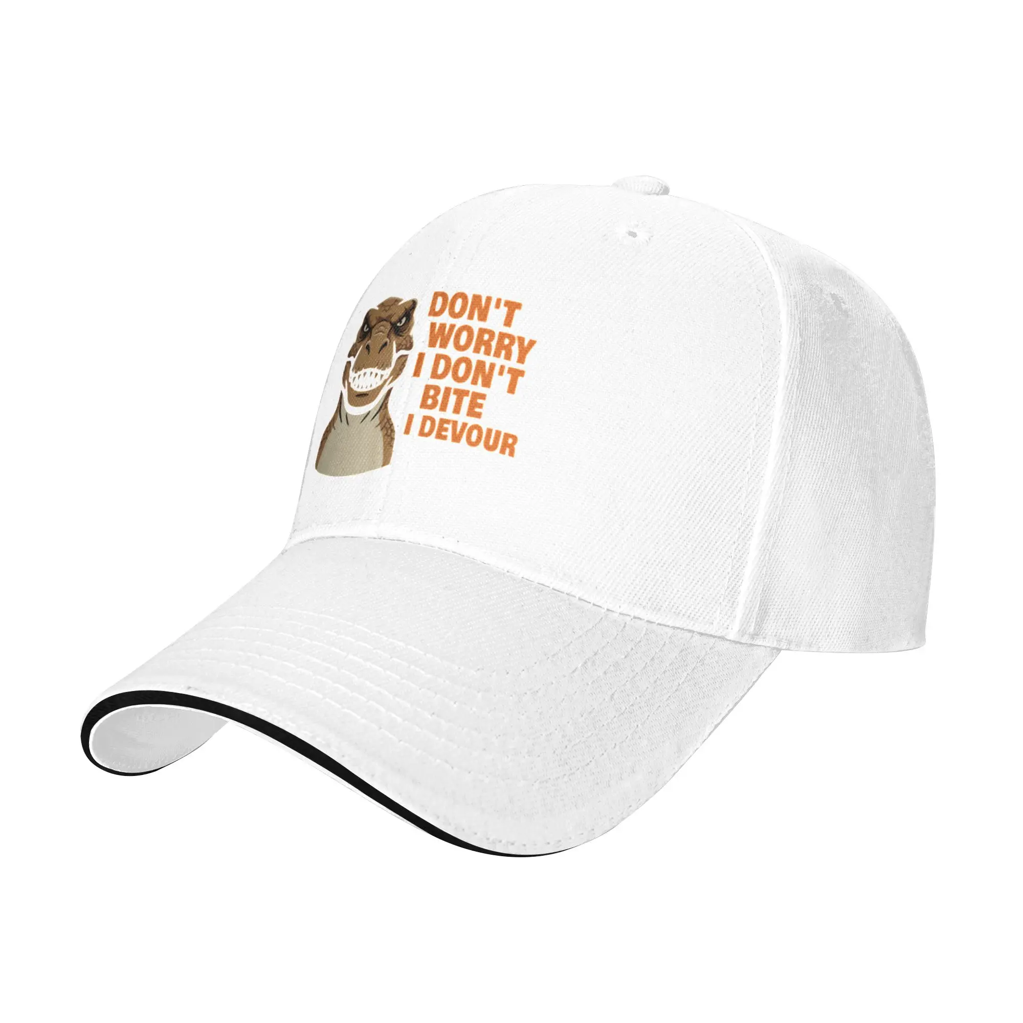T-Rex I Don t Bite I Devour Gift For Children Men Women A Baseball Cap Hat