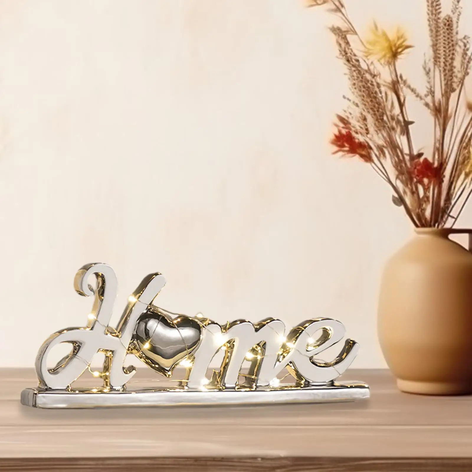 

Tabletop Freestanding Home Sign,Decorative, Table Centerpiece Home Decor for