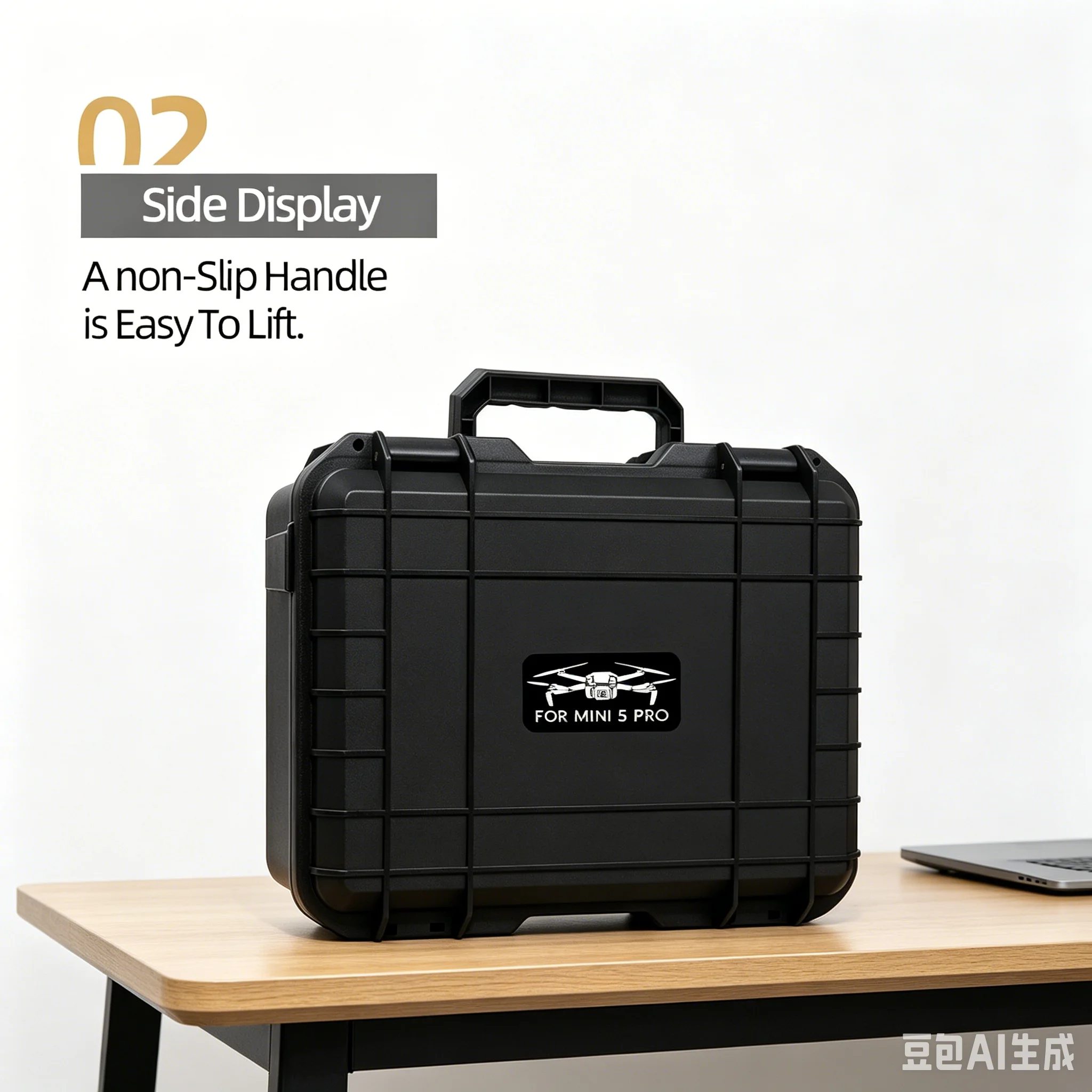 

Suitable for DJI Mini 5 Pro storage bag, high-strength storage box, explosion-proof box with shoulder straps
