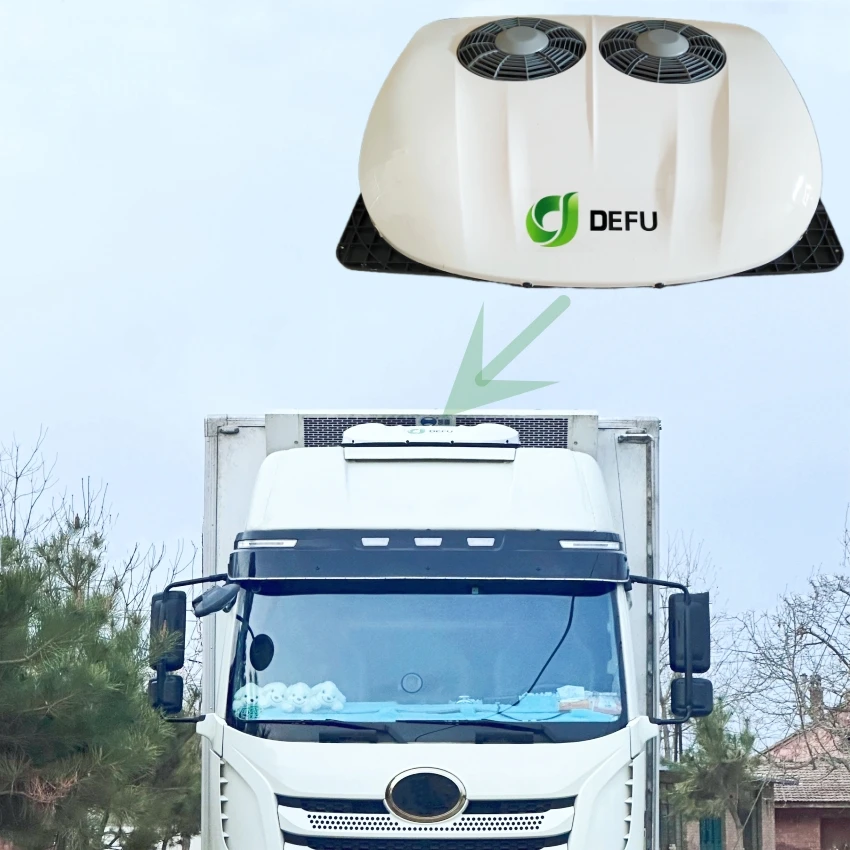 

Camper Parking Cooling Heating Electric 12 Volt 24V Air Conditioner Roof 12V Auto air Conditioner for Car