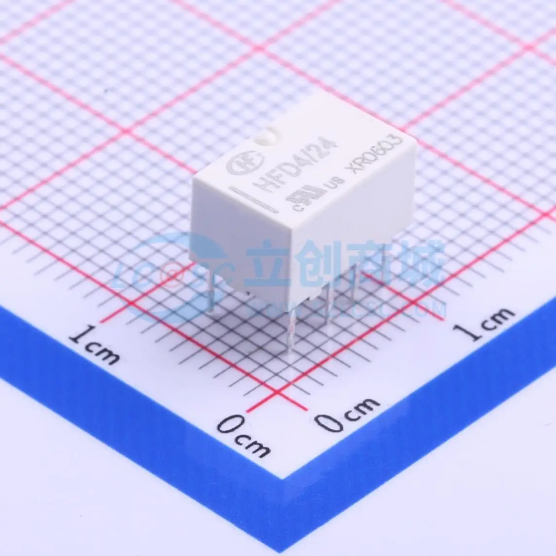 6pcs HFD4/24 24V DIP 10x6.5mm DPDT Signal Relay PCB Electronic Switch