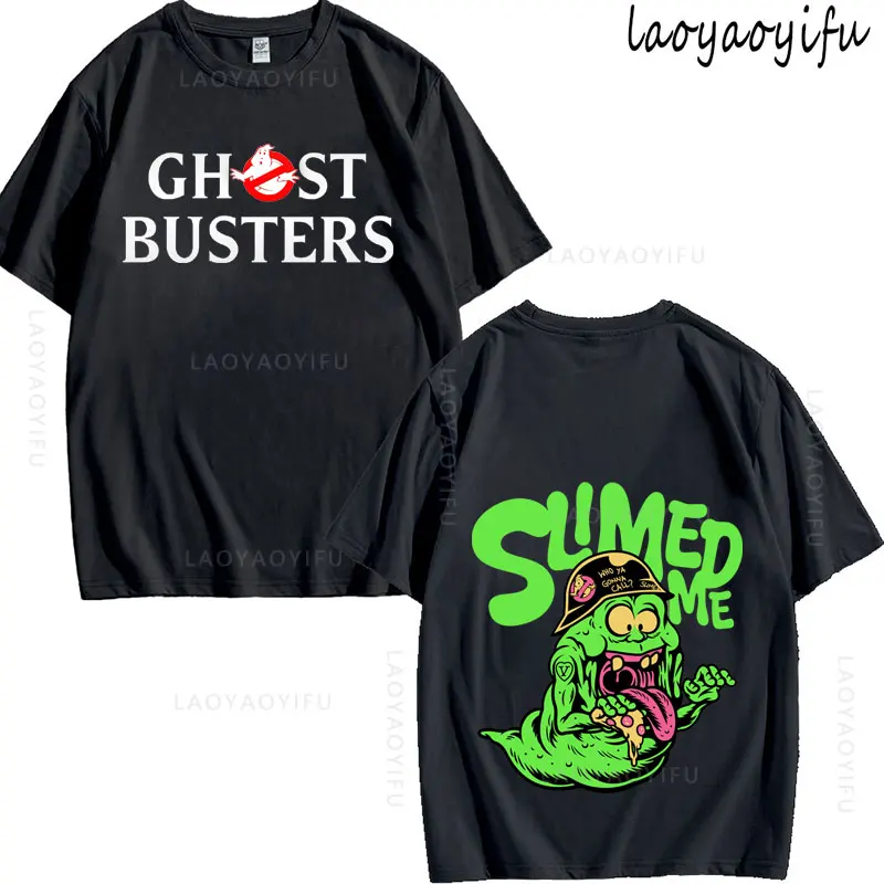 

Ghost Busters Theme 100%Cotton Streetwear Tops Unique Hipster Short Sleev Summer Fashion Men O-Neck T-Shirt Hipster Male Tees