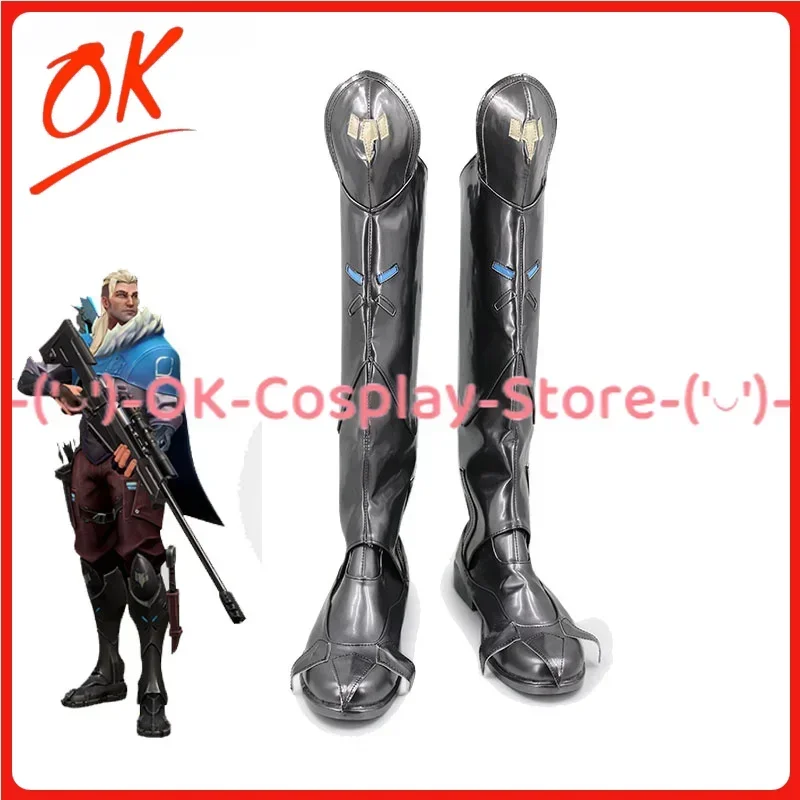 

[На заказ] Sova Обувь для косплея VALORANT Аниме Игра Реквизит для ролевых игр Хэллоуин Карнавал Праздничная вечеринка Сапоги из искусственной кожи унисекс