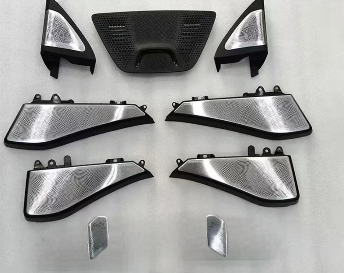 Car Accessories Front Rear Door Speaker Glow Tweeter Luminous Night Glow Tweeter Cover LED Cover for  X5/X7 G05/G07