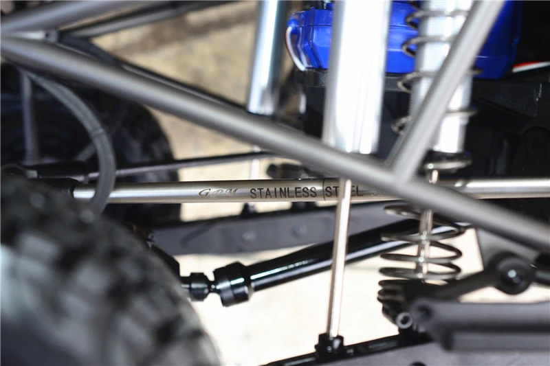 Tendeur supérieur réglable arrière en acier inoxydable GPM (sans extrémités sphérique) pour TRAXXAS, livraison rapide et sans souci après-vente