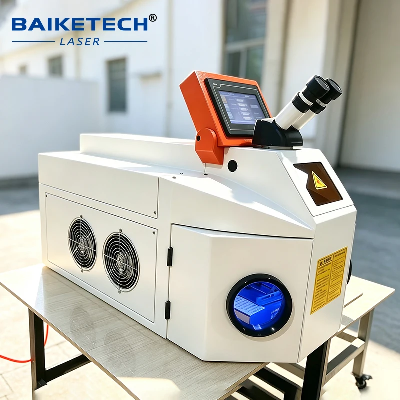 100W Mini Desktop Jewelry YAG Laser Welder, Water-Cooled, Supports Batch Processing & Long-Time Continuous Working