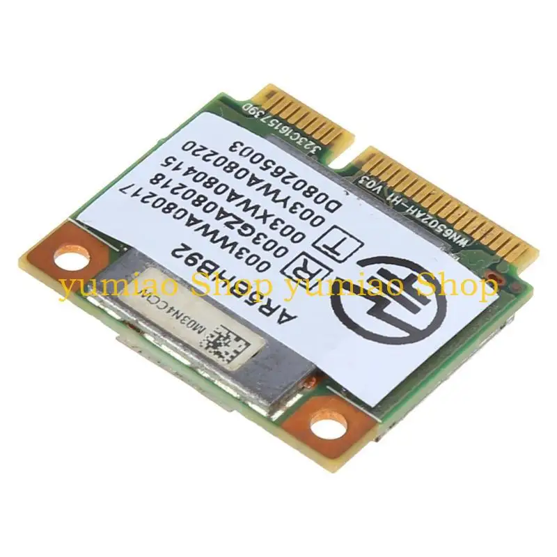 

587B Atheros AR9280 AR5BHB92 Dual Band 2.4G 300M WiFi Wireless Half Mini PCI-E Card For for Linux Hackintosh Win10