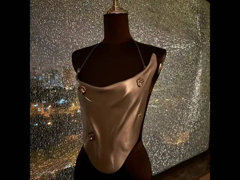 

Костюм с корсетом русалки, праздничный костюм принцессы ZIWU Design Gold and Silver Armor