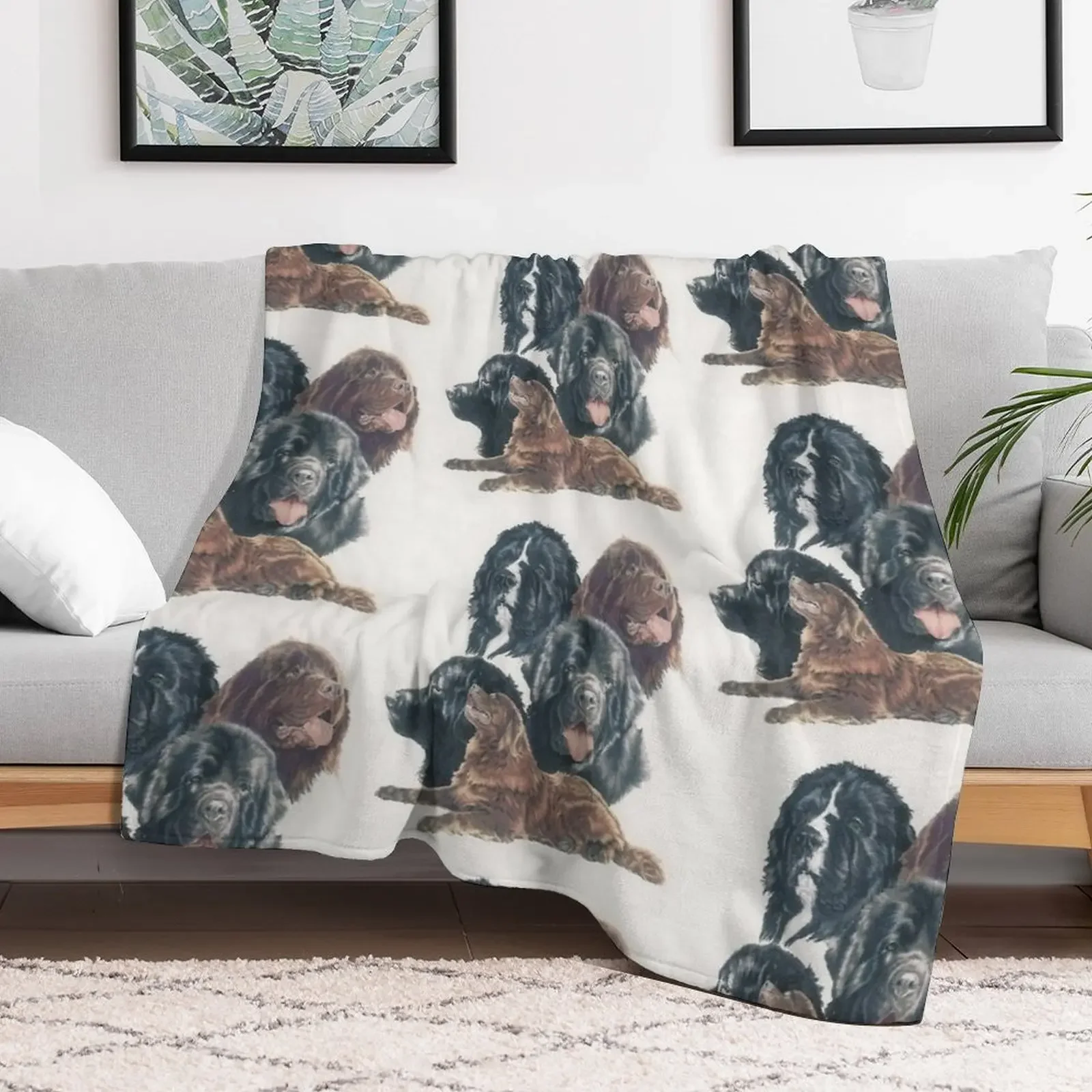 Newfoundland Gallimaufry Throw Blanket Luxury Brand sofa bed Blankets