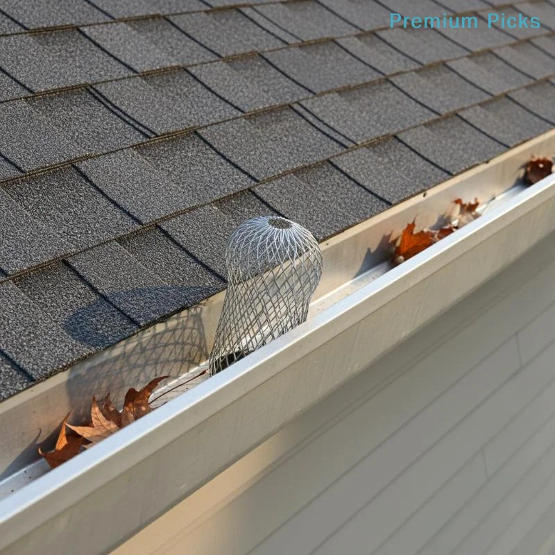 portable1/4Pcs Expanded Metal Gutter Guard Strainers Rust Resistant Anti Clog for Eaves Rain Gutter Drainage Maintenance