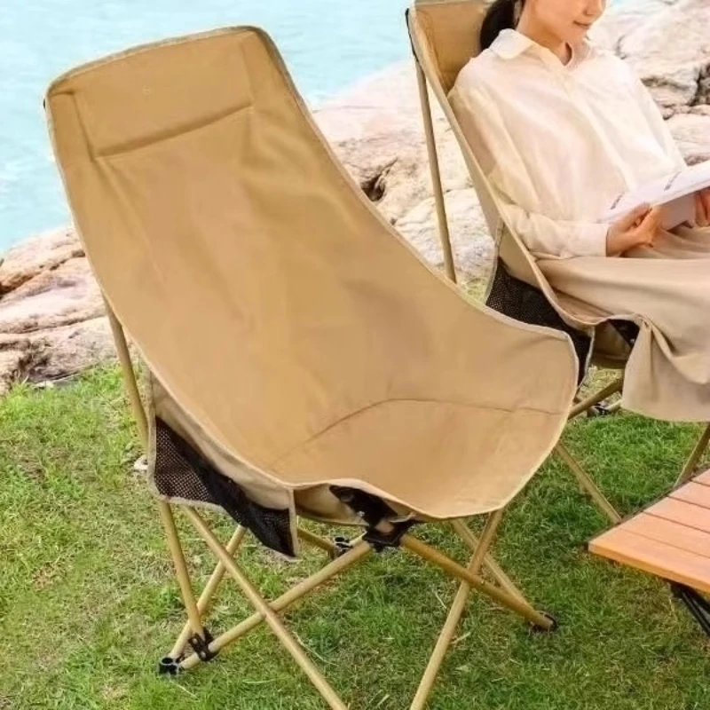 

Foldable Camping Chair Beach Folding Playa Beach Accessories Sun Loungers Lightweight Chair Tourist Backrest Outdoor Furniture