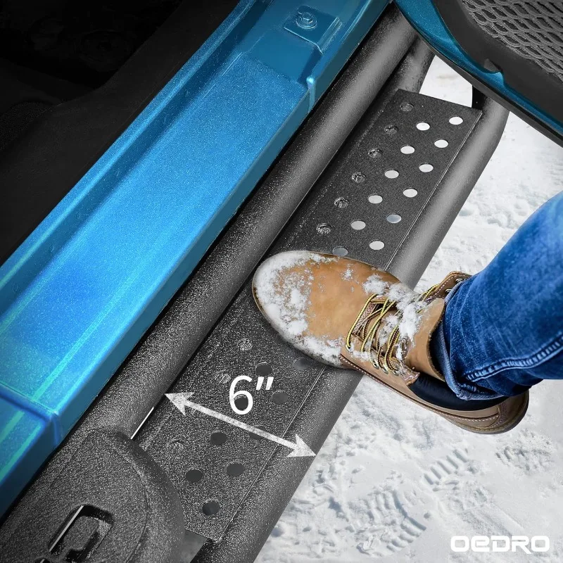 Tábuas de corrida em polegadas compatíveis com Chevy Silverado Sierra 1500 de 2019-2024, 2020-2024 2500HD 3500HD Crew Cab