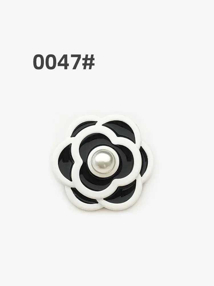 6psc Perle Metall Knöpfe für Kleidung Kinder DIY Handgemachte Handwerk Nähen Knopf Frauen Hemd Luxus Dekorative Bekleidungs Zubehör – Detail 6