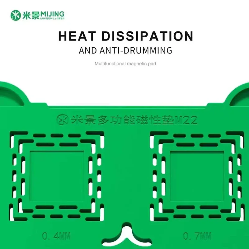 Mijing M22 Multifunctionele Magnetische Pad Voor Mobiele Telefoon Chip Reparatie Bga Reballing Base Hoge Temperatuur Bestendig Gemakkelijk Schoon Te Maken