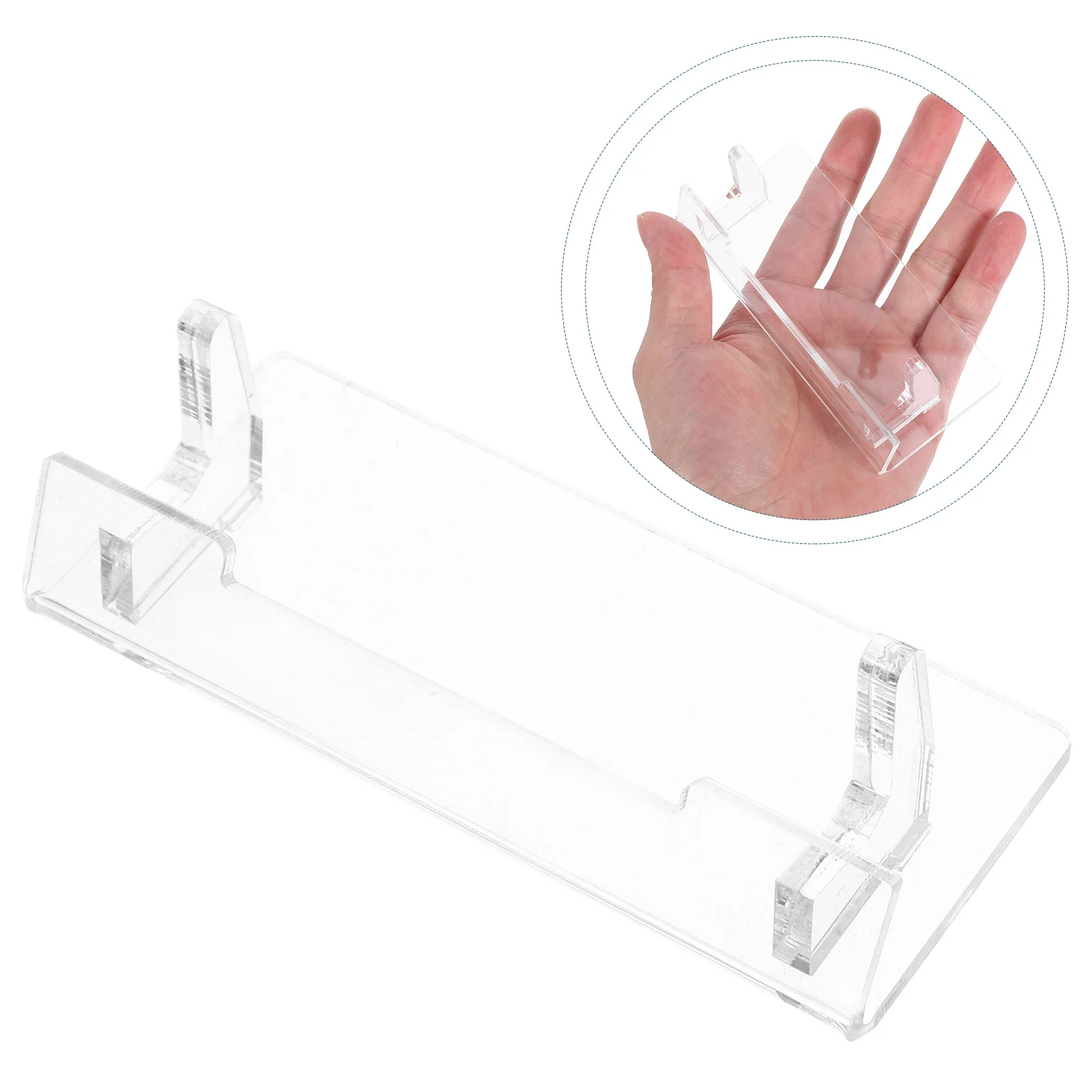 

Clear Acrylic Game Console Display Stand Tablet Phone Holder Adjustable Easel Office Desk Accessory Sturdy Transparent Holder