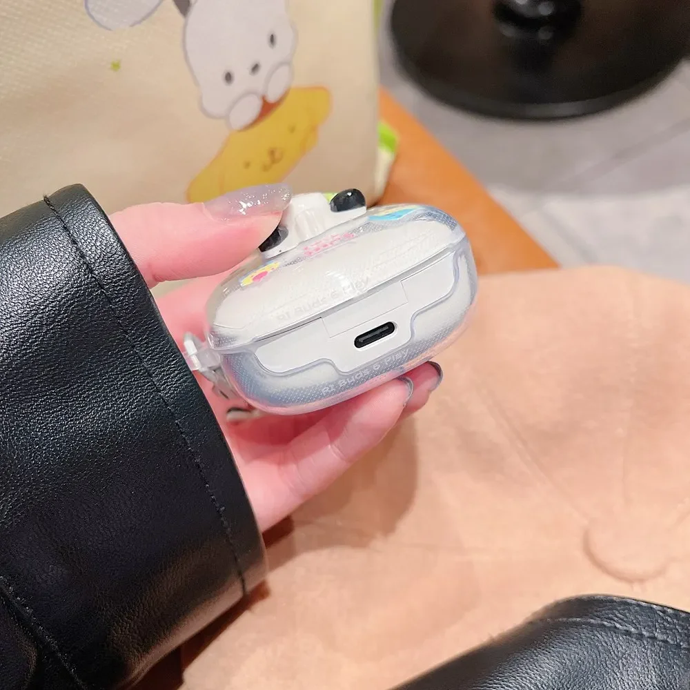 Xiaomi Redmi Buds 6 Play 케이스 3D 체리 나비 이어폰 소프트 커버 Redmi Buds 6play 헤드폰 박스 Fundas With Keychain