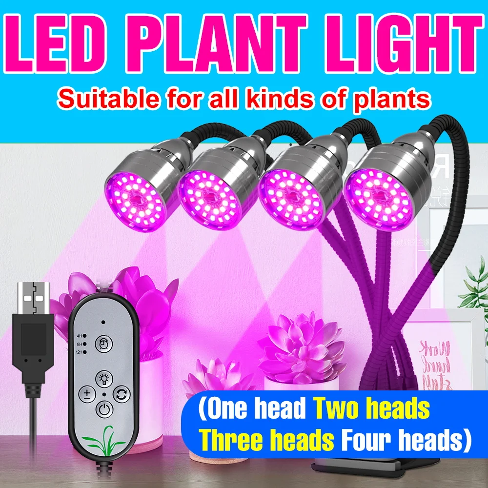 

Full Spectrum Plant Light LED Indoor Seeding Growth Box Fill Lamp 5V Dimmable Greenhouse Tent Potted Flower Cultivation Lighting