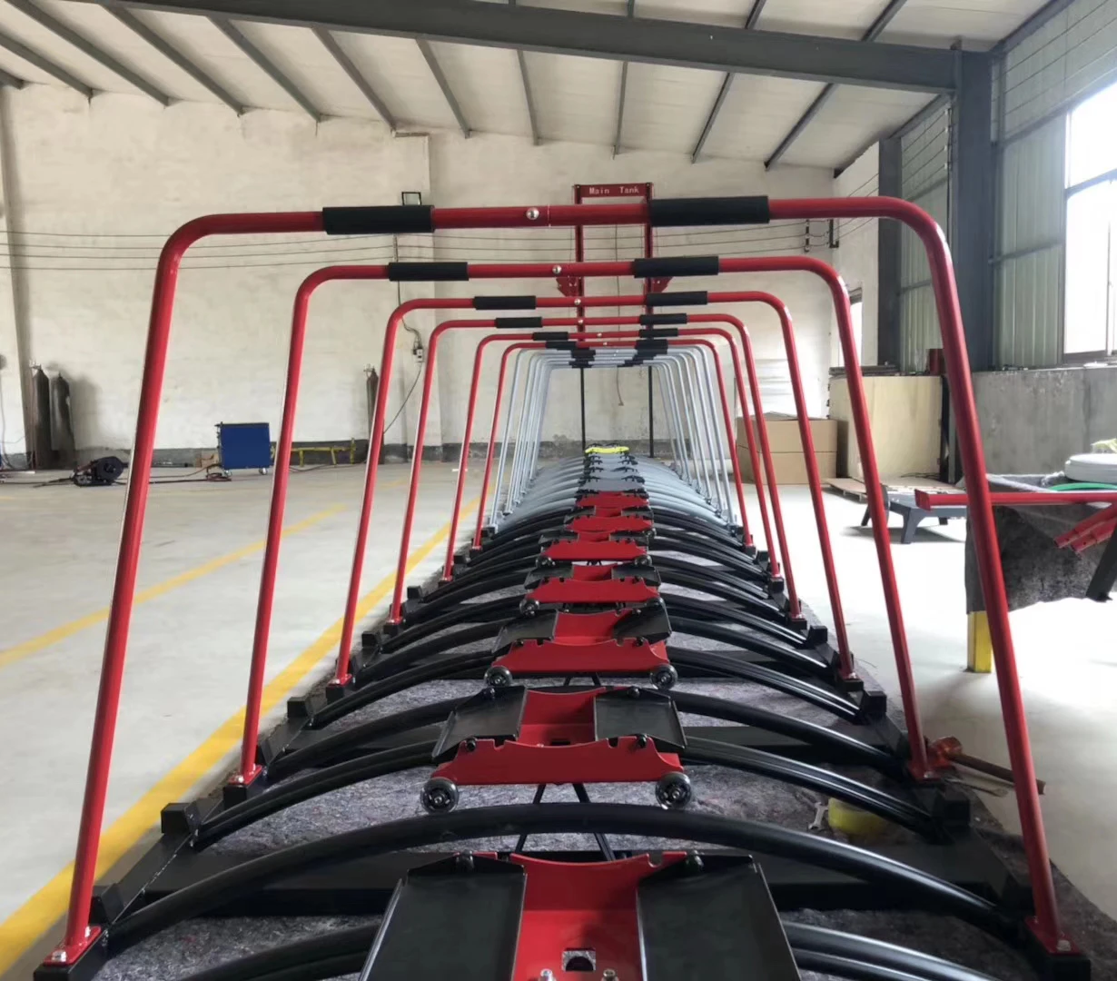 Commercial New Design Machine Ski Fitness Machine Indoor Ski Simulator with Bars #5