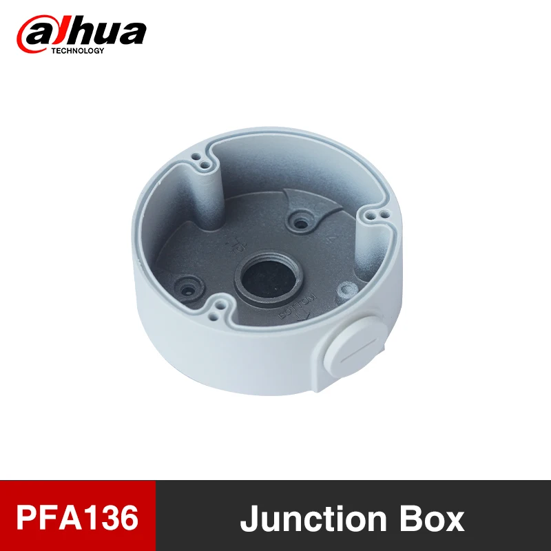 

Dahua PFA136 Water-proof Junction Box DH-PFA136 Bracket Camera Mount Stand for CCTV Accessories Dome IP Camera IPC-HDBW4831E-ASE