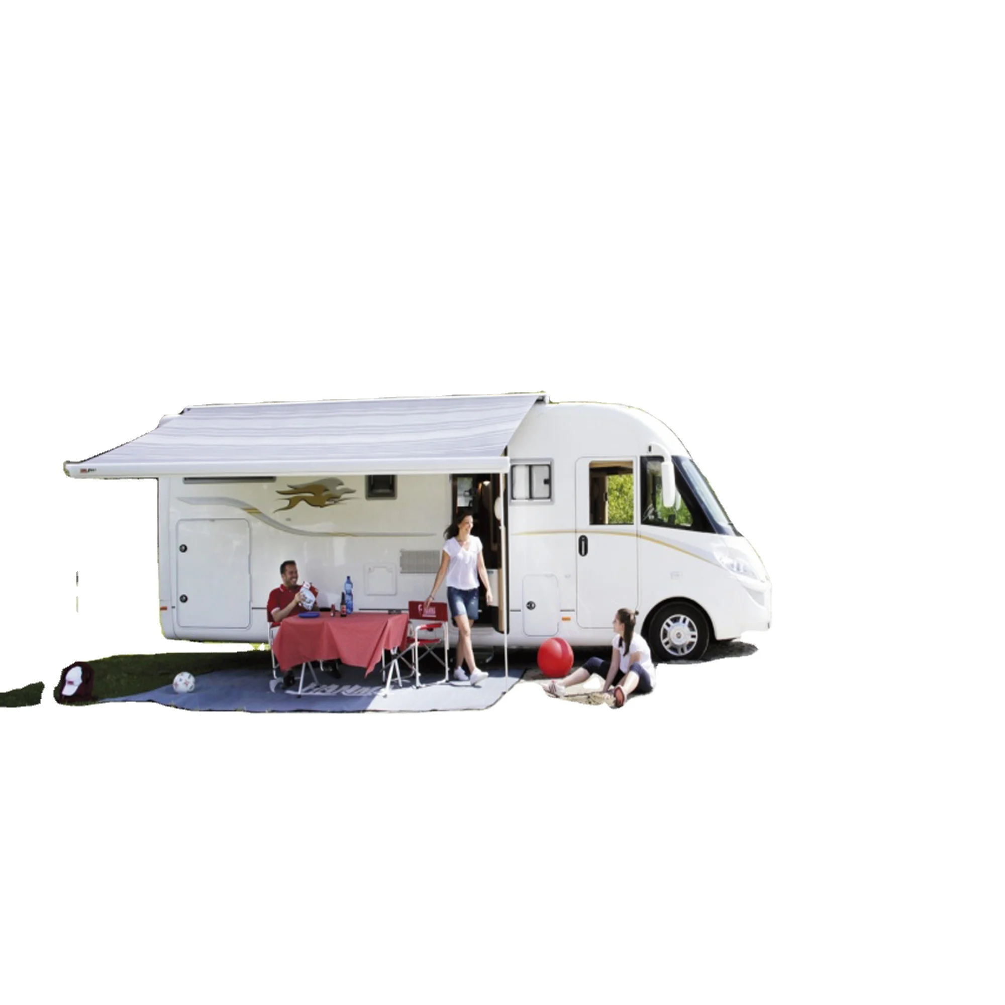 Markiza kasetowa montowana od góry do przyczepy kempingowej/autokaru S35