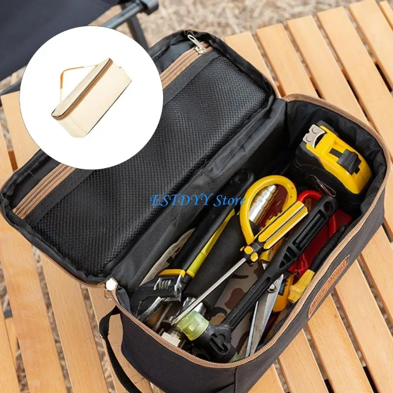 

G6DE Portable Picnics Accessories Pouchs Storage Bag Oxford Cloth Texture for Picnics