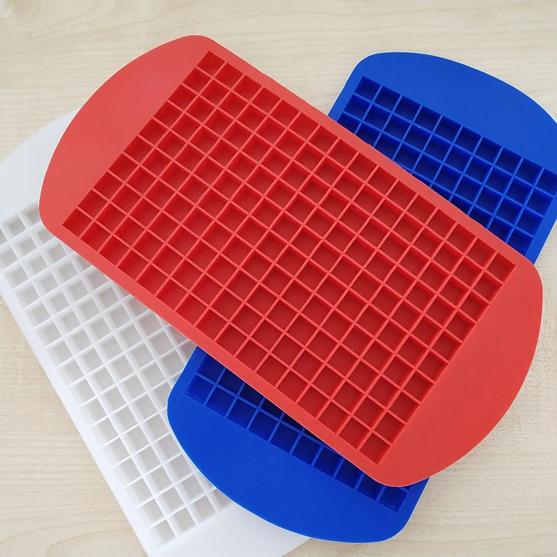 

Ice Cube Tray 160 Grids Silicone Fruit Ice Cube Maker DIY Creative Small Ice Cube Mold Square Shape Kitchen Accessories 2022 new