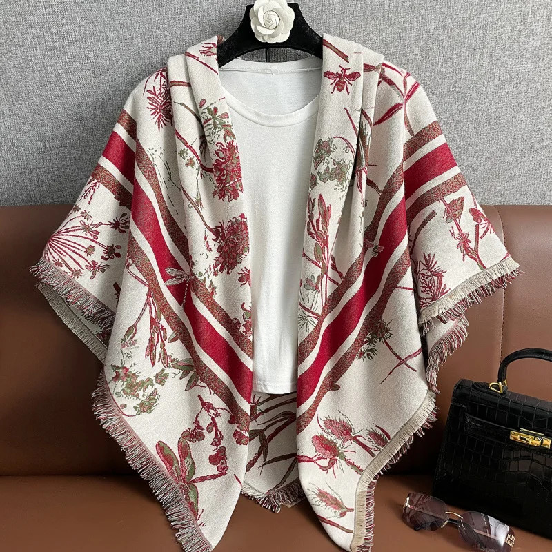 

Осень и зима, новинка 130, большая шаль, женская дорожная ветрозащитная морозостойкая теплая шейная хустка, верхняя одежда для офисной комнаты с кондиционером