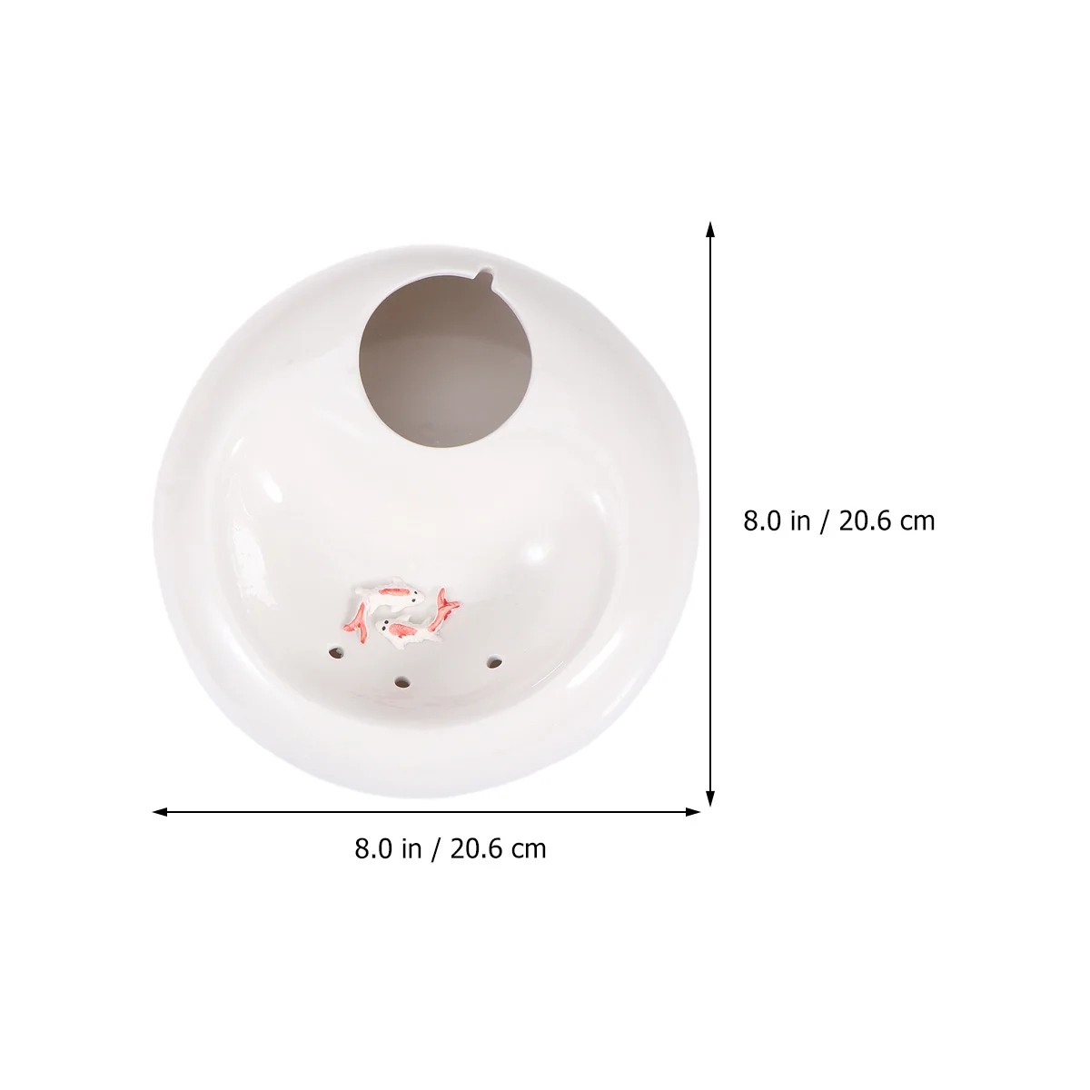 

Ceramic Pet Drinking Water Bowl Automatic Cat Dispenser Silent Pump White Size Oxygenated Water Feeder Healthy Urinary