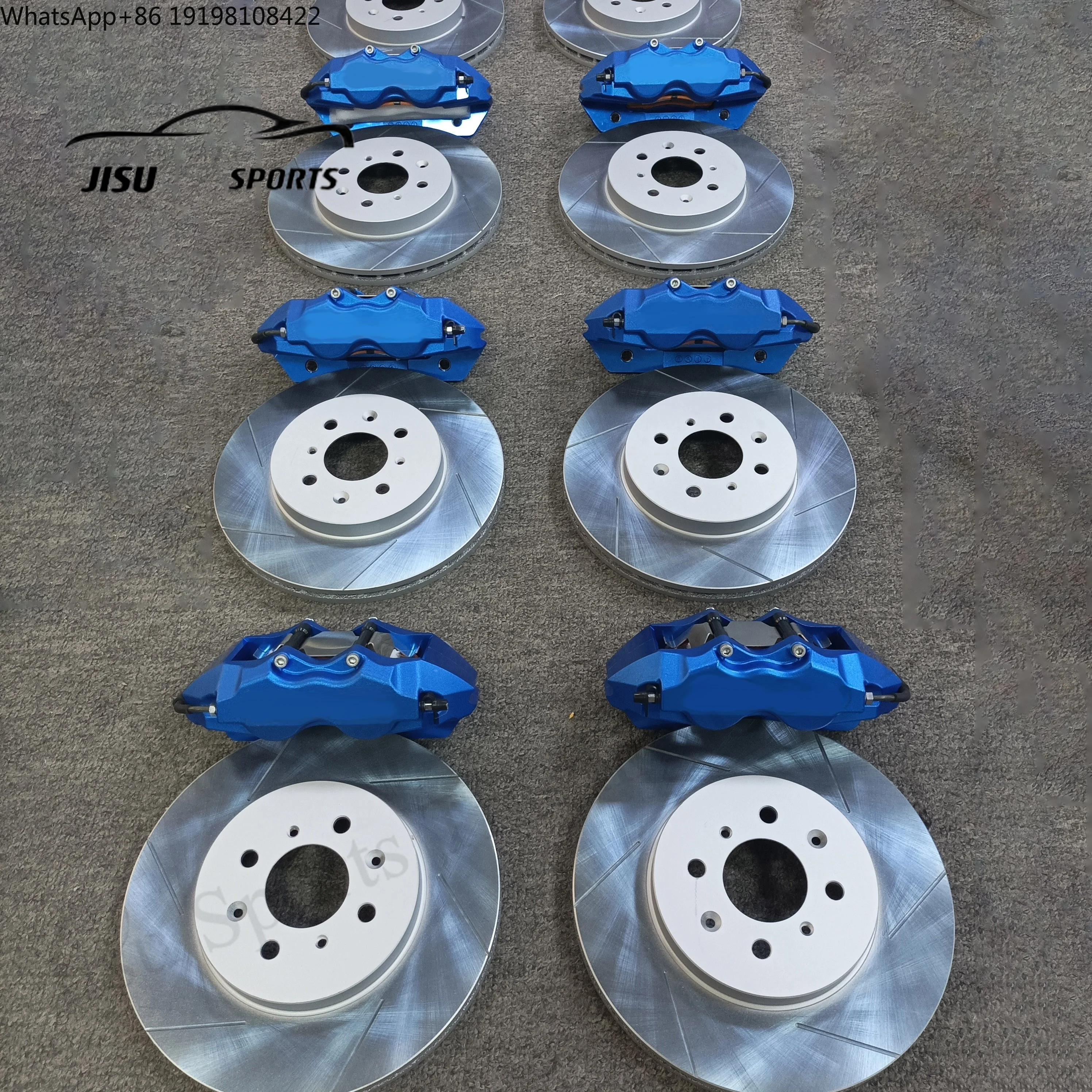 Kit de Pinzas de Freno de 15 Pulgadas y 4 Pistones con Disco de Freno de una Pieza de 285 mm y 282 mm para Spoon para Toyota para Honda Civic City GK5 GE8