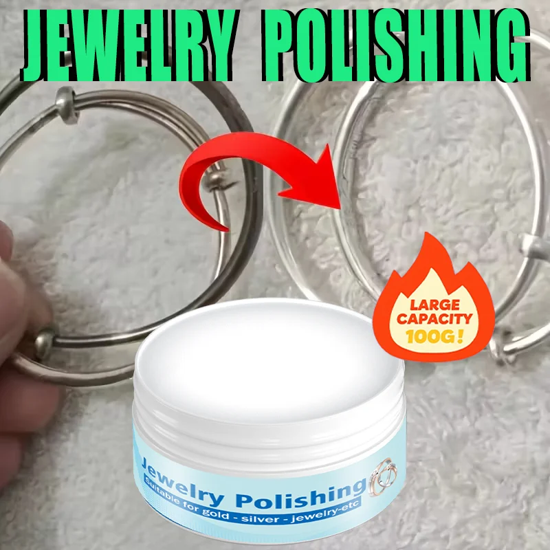 

Jewelry & Silver-Specific Cleaning Polish: Restores shine, removes stains from shoes/sofas/bags, whitens, with practical sponge