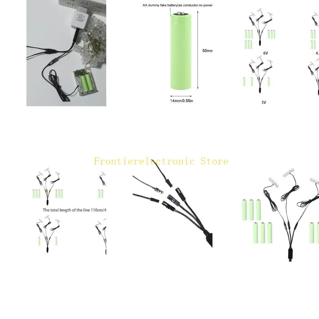 G8DB 3in1 AA Battery to USB Electric for auto trash Christmas string light Toothbrush
