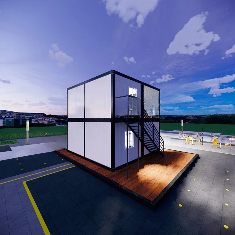 Combined residential box room Container house Double-layer Internet celebrity sun room Mobile shop Modular activity board room