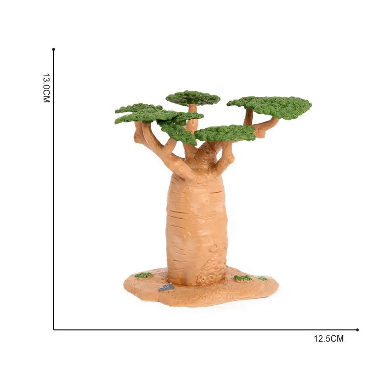 Árbol de jardín de hadas en miniatura, modelo de árboles, estatuilla de árbol Artificial, paisaje ferroviario, modelo de árboles para diseño de escena de juego de rol
