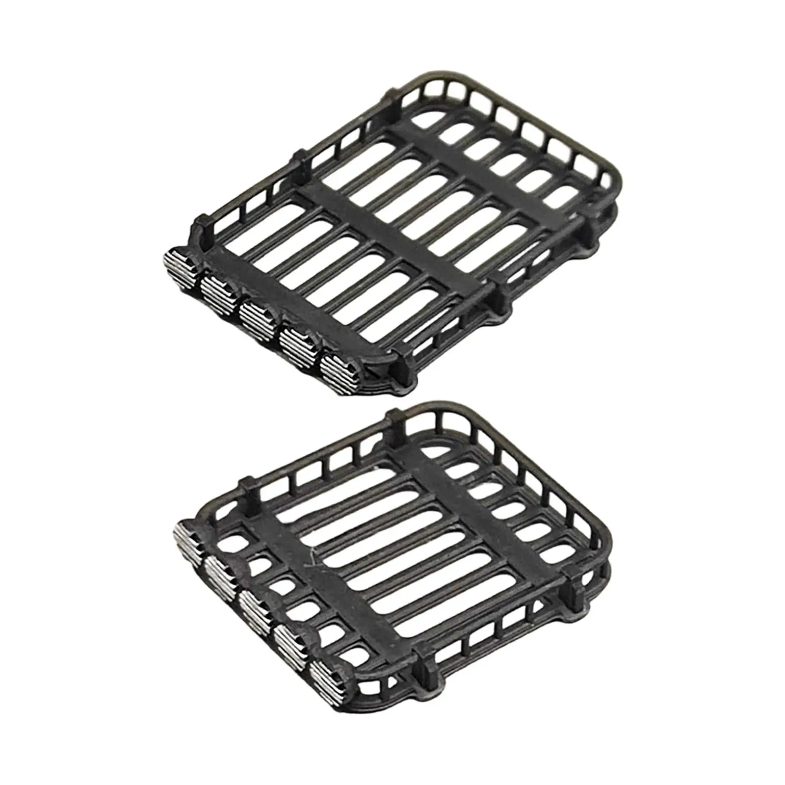 رف سقف واقعي من الراتنج بمقياس 1:64، إكسسوار مصغر لمجموعة السيارات المصغرة وبناء النماذج