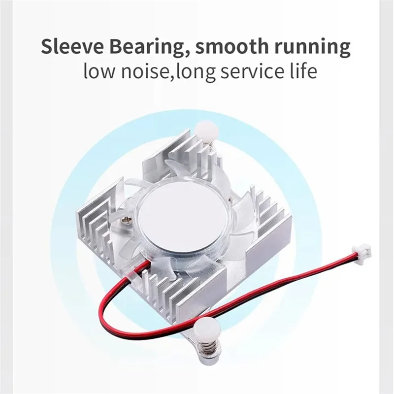 Ingenioso-Per Orange Pi 5 Plus Dissipatori di calore integrati in alluminio Ventola di raffreddamento attiva Radiatore all-in-one per OPI 5 Plus