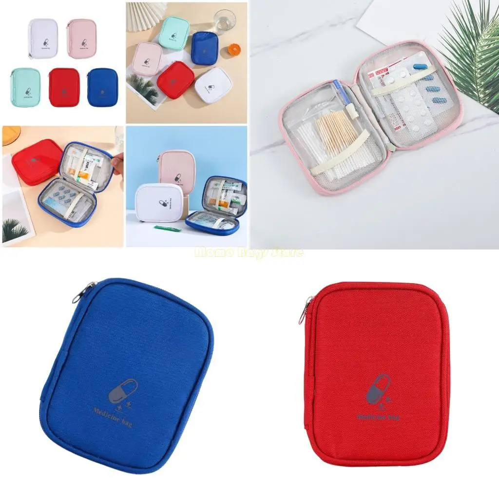 

X90D Travel First Aid Bag Empty Storage Bag Empty with Multiple Compartment Small First Aid with Zipper