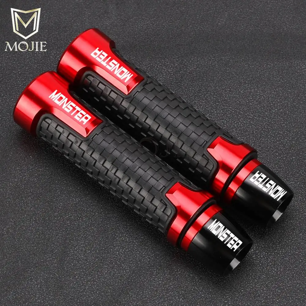 Motorcycle Universal Handlebar Grip Ends For DUCATI MONSTER 695 696 795 796 797 821 937 1000 1100 1200 Dark S R SP EVO 1999-2024