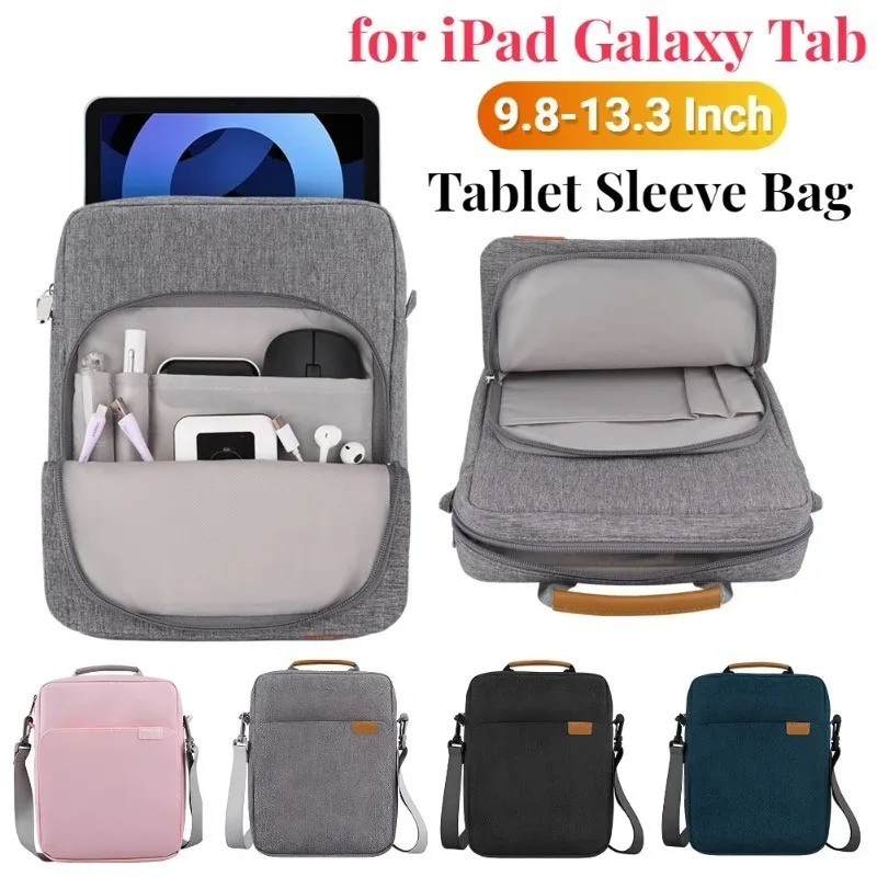 

Shoulder Bag For Samsung Galaxy Tab S11 11.0'' X730 X736 S10 Lite 10.9 S9 FE Plus S8+ S7 A9 Plus Waterproof Leather Tablet Bag