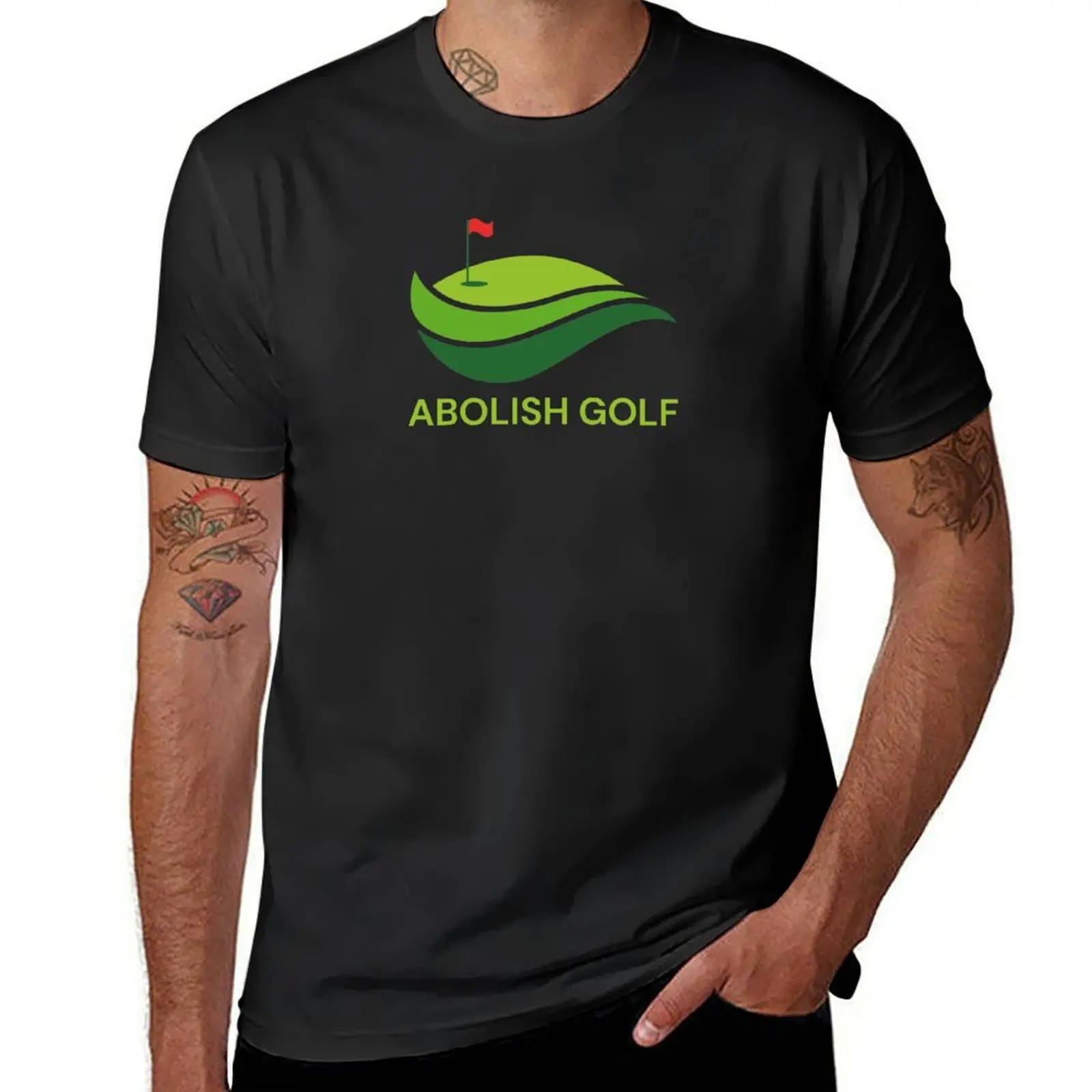 Abolish Golf T-Shirt Short sleeve tee heavyweights plus size tops hippie clothes mens t shirt